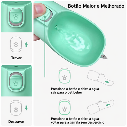 Hidratante portátil para animais de estimação