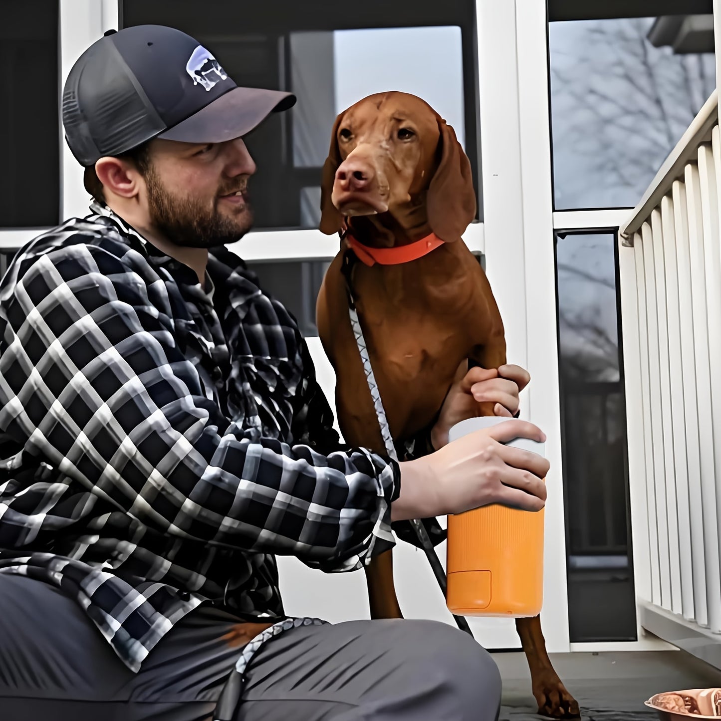 PawClean Pro™ – Limpador Portátil de Patas para Cães